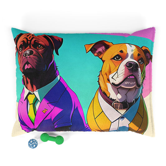 "Dapper Pups" Dog Pillow